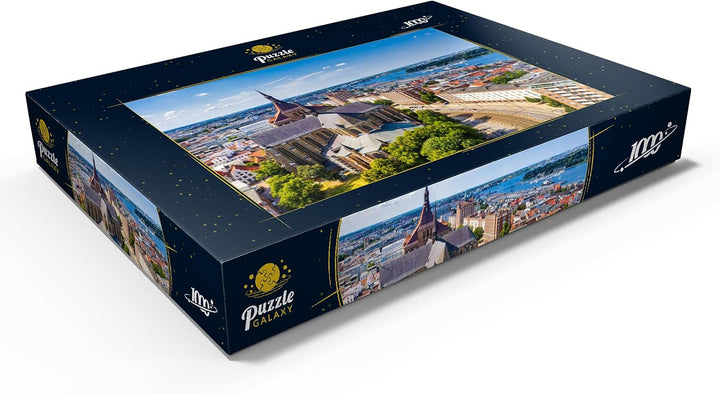 Rostock an einem sonnigen Sommertag - Premium 1000 Teile Puzzle - MyPuzzle Sonderkollektion von Puzz