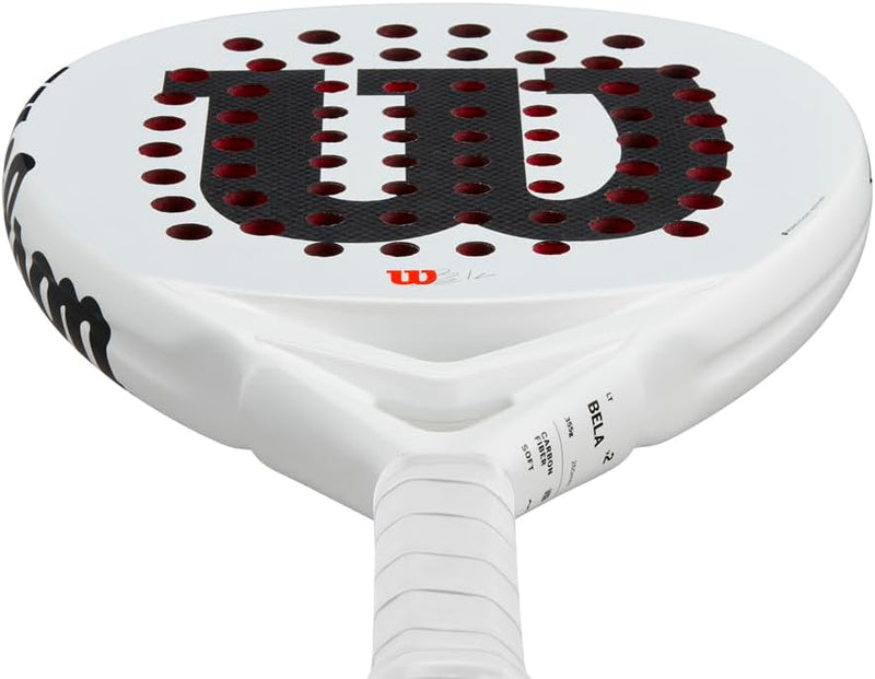 Wilson Padel-Schläger Bela LT V2.5, Carbonfaser/EVA, 355 g, Weiss