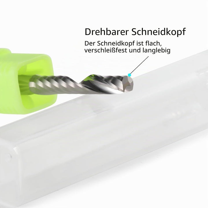 Fräser,CNC Fräse,Schaftfräser,Holz Fräser,CNC fräser,VHM Einschneidiger Fräser mit 6mm Schaft x 22mm