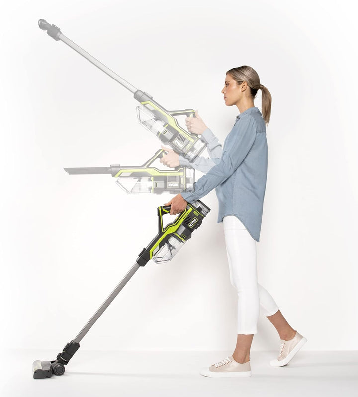 Ryobi,Tragbar ,OnePlus Brushless LithiumPlus Staubsauger, 18 V, ohne Akku und Ladegerät – R18SV7-0,