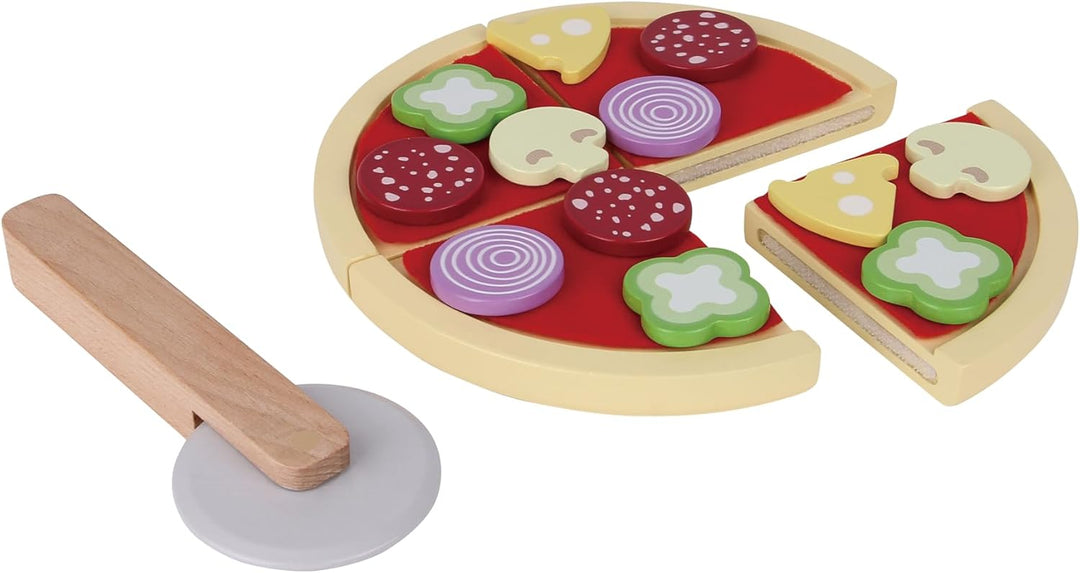 Maisonelle Nature - Pizza Take Away aus Holz Spielzeug für Kinder