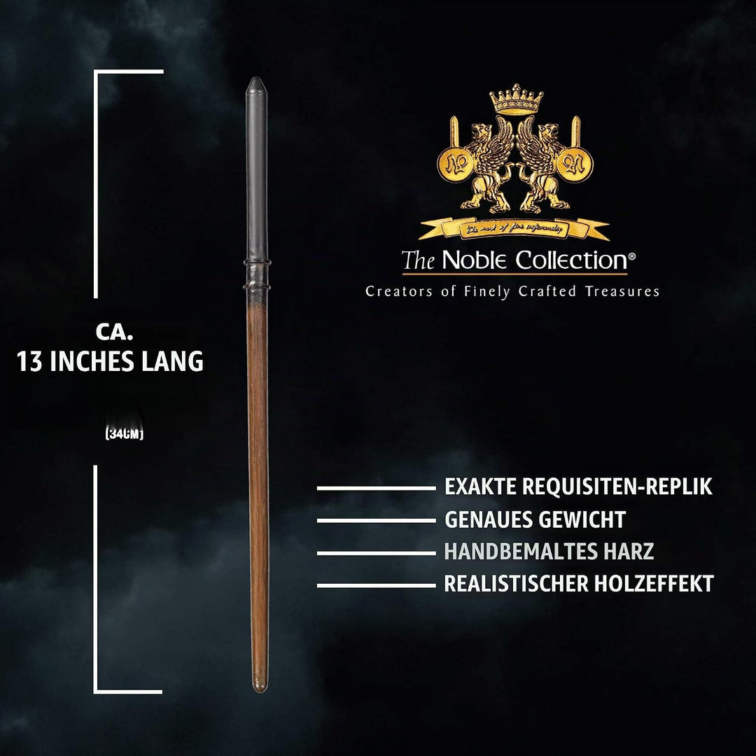 The Noble Collection - Draco Malfoy Character Wand - 16in (40cm) Wizarding World Wand with Name Tag