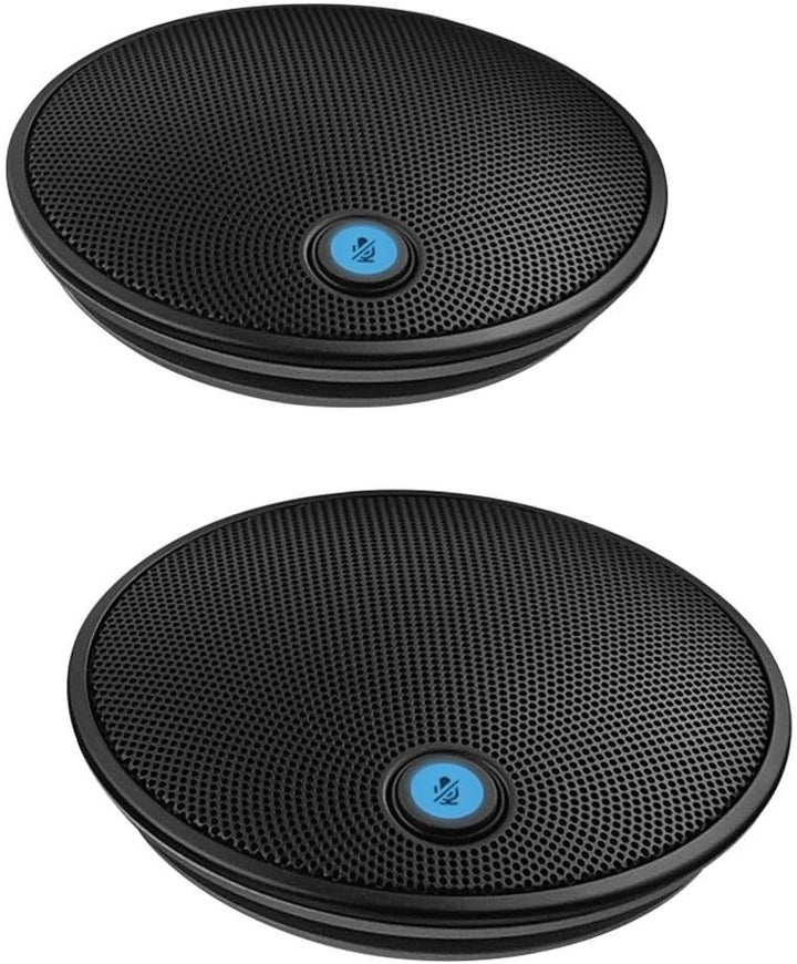 Logitech Group Erweiterungs-Mikrofone, 2x Zusatzmikrofone für 20 Meeting-Teilnehmer, Bluetooth, Stum