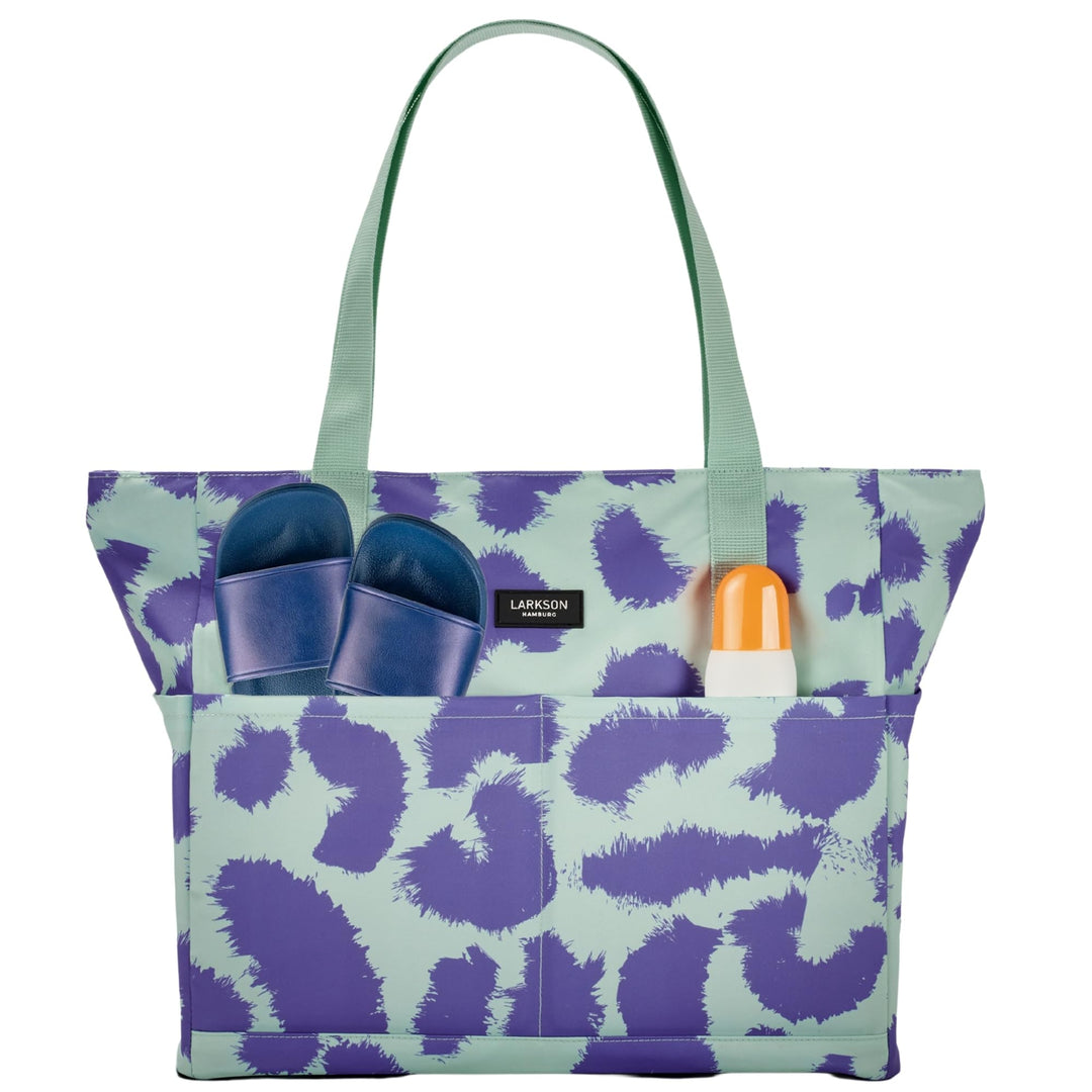 LARKSON Strandtasche Damen & Herren - Linn - Grosse Beach Bag für Strand, Schwimmbad, Pool - Tote Ba