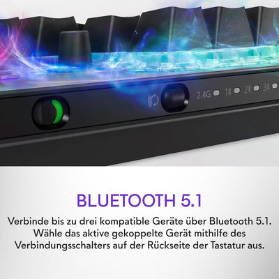Alienware Tri-Mode kabellose Gaming Tastatur - AW920K (Dark Side of The Moon)