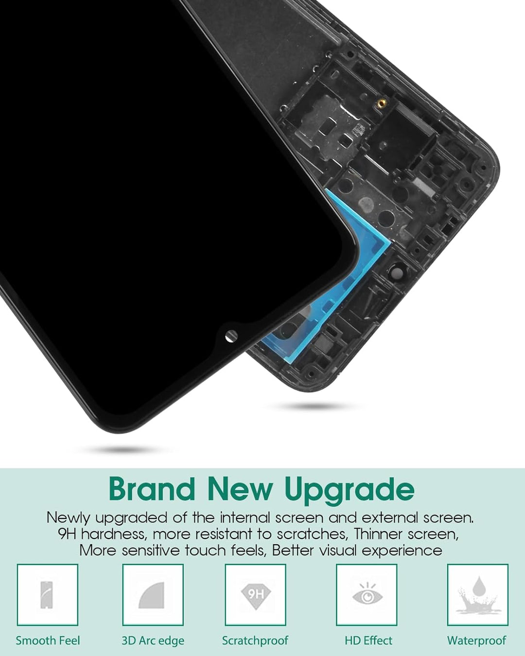 Für Samsung A12 Nacho Screen Ersatz für Galaxy A12 Nacho LCD Bildschirm für Galaxy A127 Display Ersa