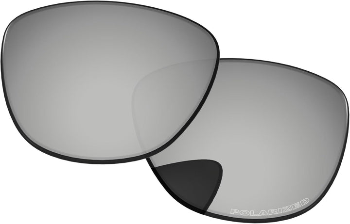PapaViva Ersatzlinsen für for Oakley Frogskins OO9013 Chrome Silver - Polarized, Chrome Silver - Pol