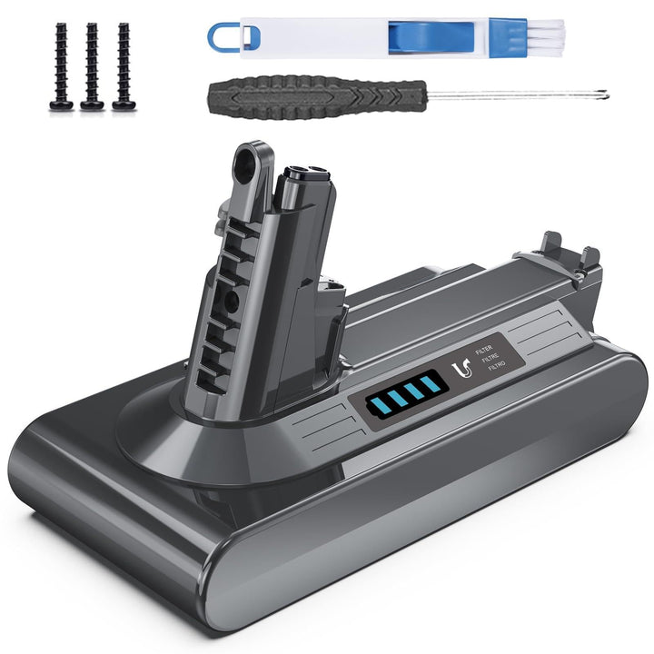 Morpilot 8000mAh Akku für Dyson V10 SV12, Ersatzakku für V10 Absolute Animal Motorhead Fluffy Extra