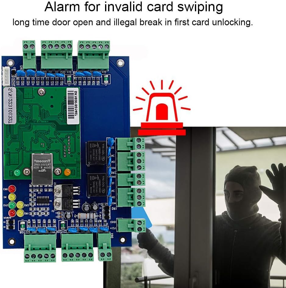 Dongyang Wiegand 26 TCP/IP-Netzwerkzugriffskontrolltafel RFID Office Controller (2 Door), 2 door