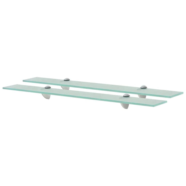 vidaXL 2X Regal Schwebend Wandregal Glasregal Glasboden Glasablage Badablage Wandablage Badregal Abl