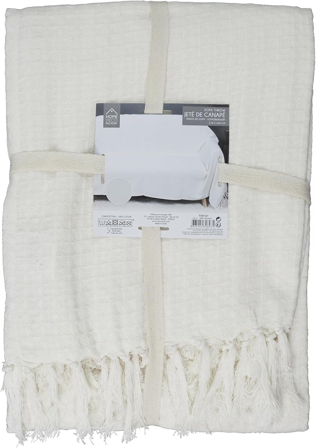 HOME DECO FACTORY Manta GOFRADA 170x250 cm MARFI