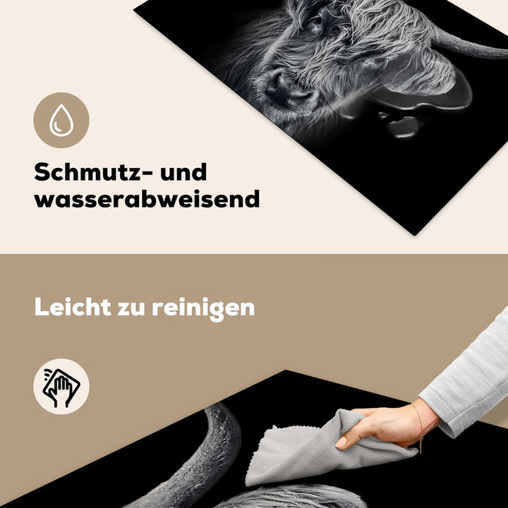 Herdabdeckplatte Einteilig Abdeckplatten Cerankochfeld Abdeckung Ceranfeld Herdplattenabdeckung Indu