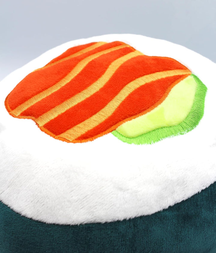 Joy Toy Plushi Maki Sushi mit Lachs Plüsch 20 cm, Rosa (Pink) Maki Lachs, Maki Lachs