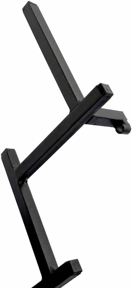 DanDiBo Wandgarderobe mit 10 Haken Garderobenhaken 96281 Garderobe Schwarz 80 cm Kleiderhaken Wandre