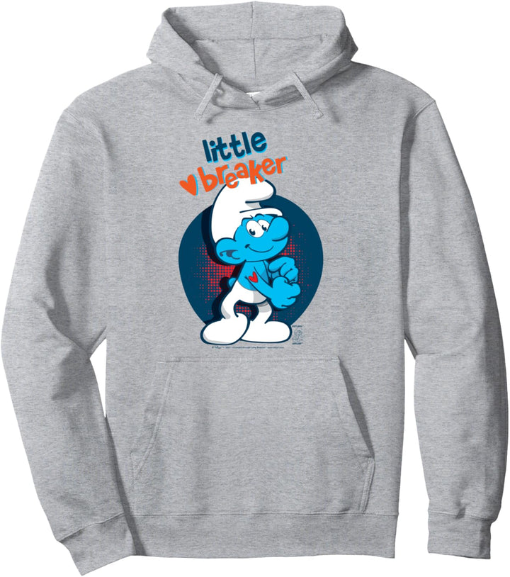 The Smurfs Schlumpfe Hefty Smurf Little Heart Breaker Pullover Hoodie