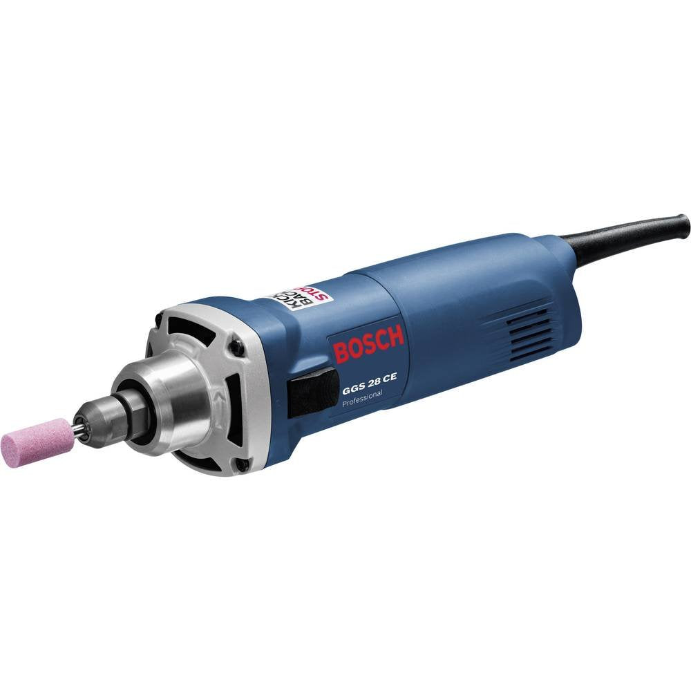 Bosch Professional Geradschleifer GGS 28 CE (650 Watt, Leerlaufdrehzahl 10.000-28.000 min-1, inkl. S