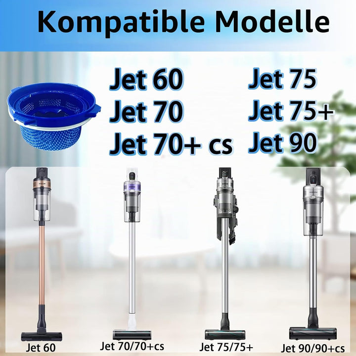 Jet 75 Staubsaugerfilter, Ersatzteile, 3 Stück für Samsung Jet 70 Jet 70+ Jet 75 Jet 75+ Jet 90 Jet