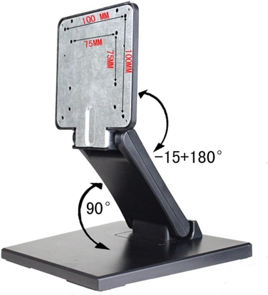 Wearson Verstellbarer LCD Monitor Ständer Halterung Faltbar VESA Monitor Desk Ständer mit VESA Loch