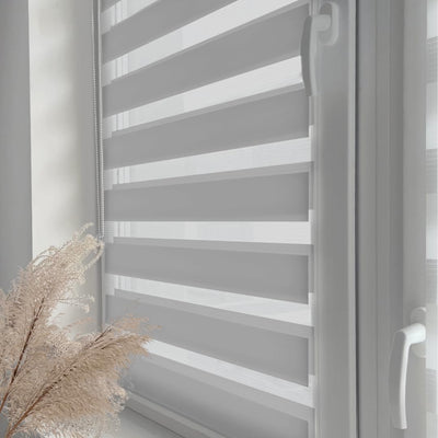 Home-Vision® DuoRollo Klemmfix, Doppelrollo ohne Bohren mit Klämmträgern, Rollos für Fenster und Tür