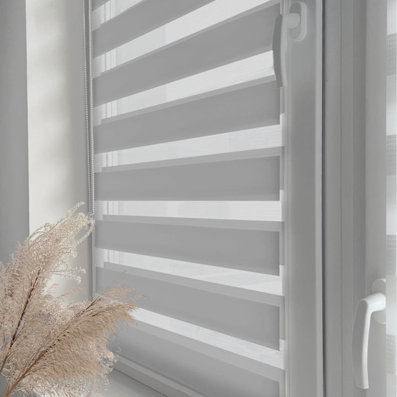 Home-Vision® DuoRollo Klemmfix, Doppelrollo ohne Bohren mit Klämmträgern, Rollos für Fenster und Tür