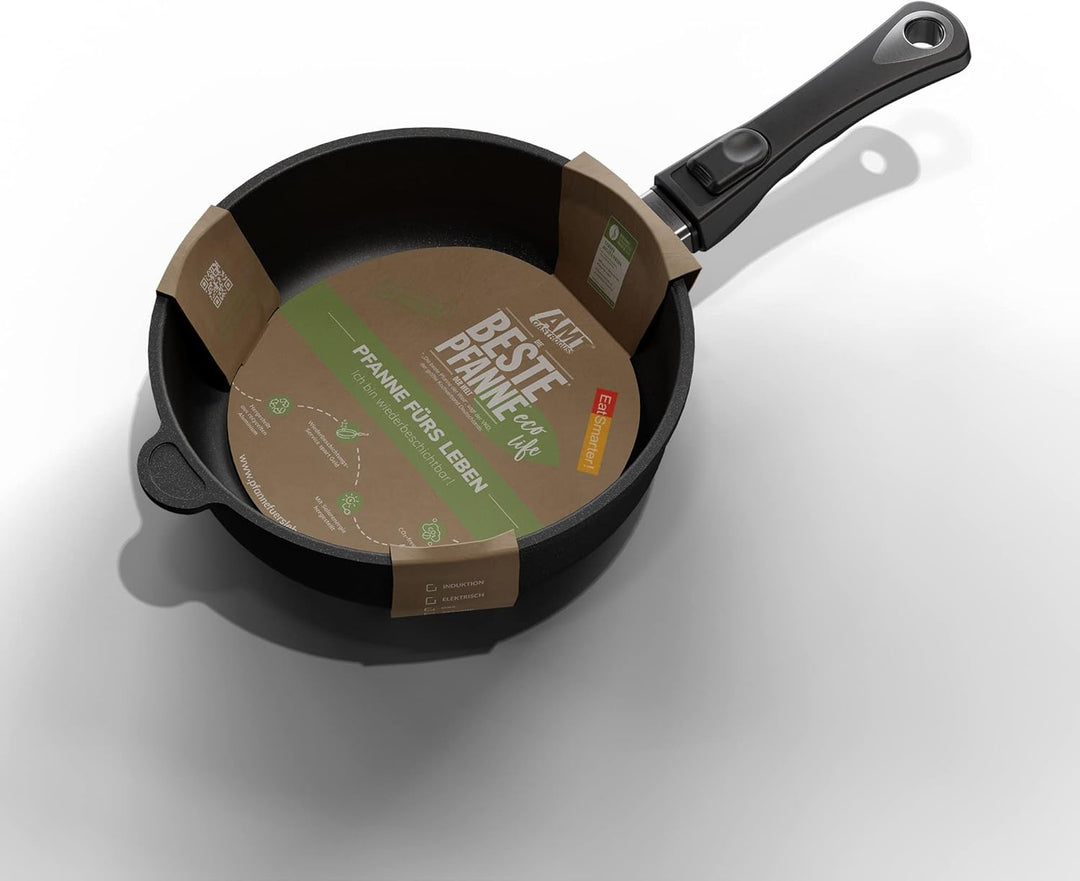 EatSmarter! Sonder-Edition "Die Pfanne fürs Leben" by AMT, Ø 24 cm, 7 cm hoch, abnehmbarer Stiel, na