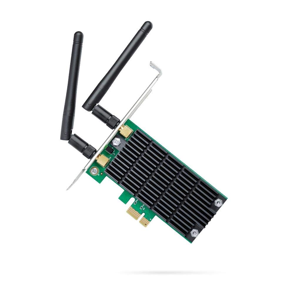 TP-Link Archer T4E WLAN PCIe Netzwerkkarte AC1200 mit 2x2 MIMO und Beamforming (867MBit/s auf 5GHz,