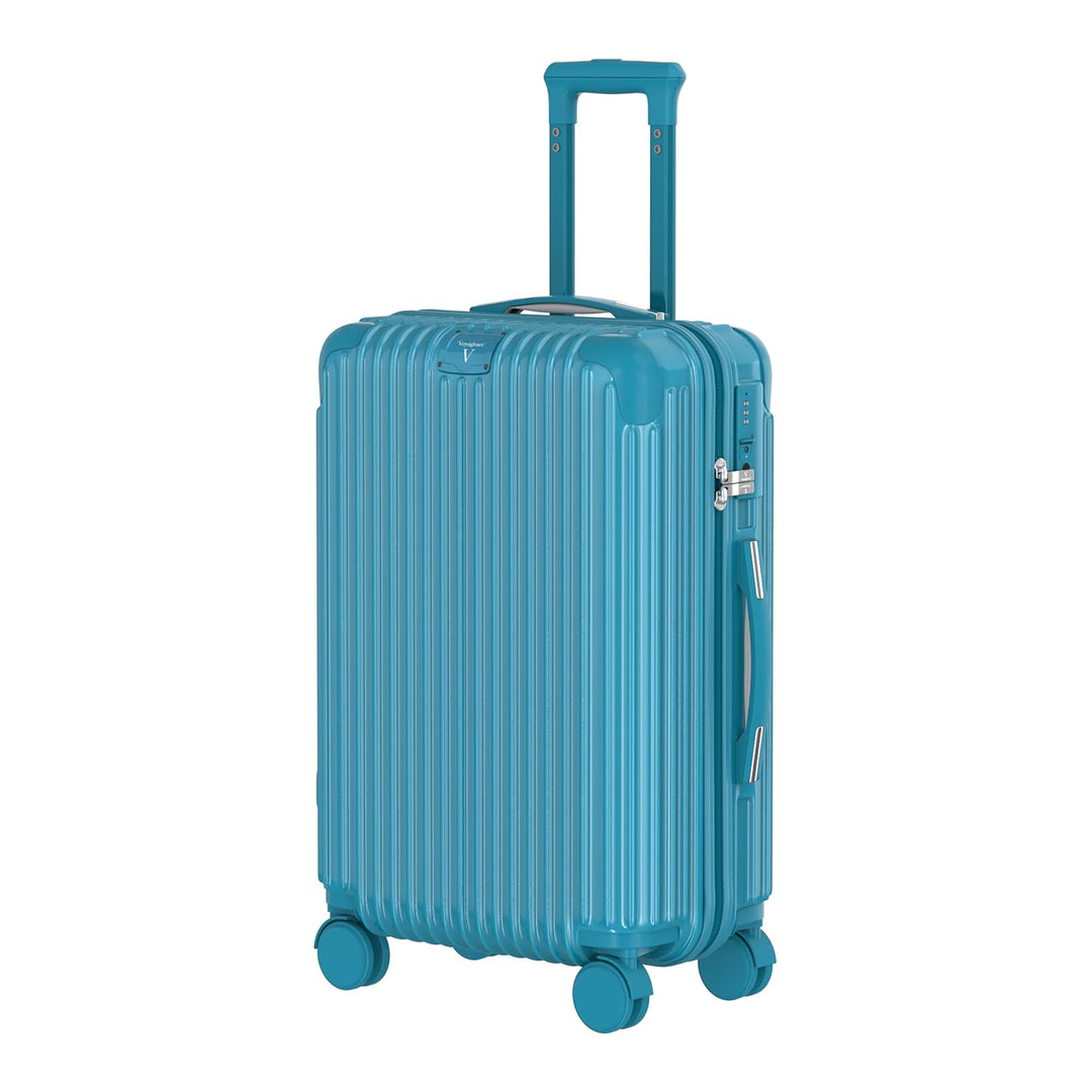 Voyagoux Koffer handgepäck - 40L, Hartschalenkoffer klein, TSA-Schloss, ABS, Reisekoffer mit Rollen,