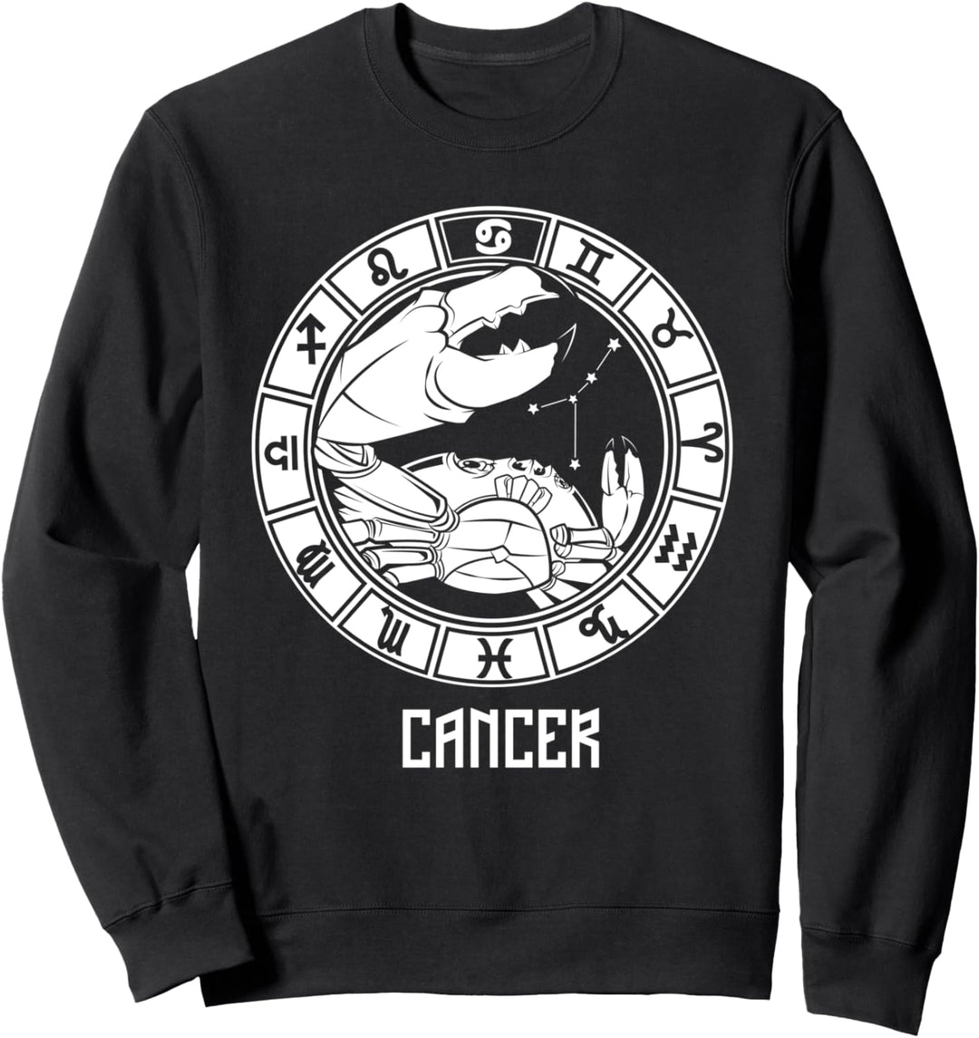 Krebs Sternzeichen T Shirt Juni Juli Geburtstag Geschenk Tee Sweatshirt