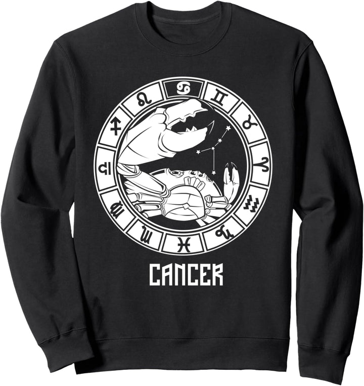 Krebs Sternzeichen T Shirt Juni Juli Geburtstag Geschenk Tee Sweatshirt