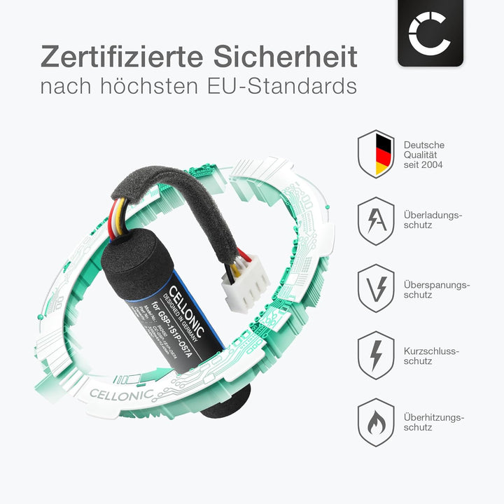 CELLONIC, Lautsprecherakku kompatibel mit Harman Kardon Onyx Studio 7 (3350mAh, 3.7V) Ersatzakku GSP