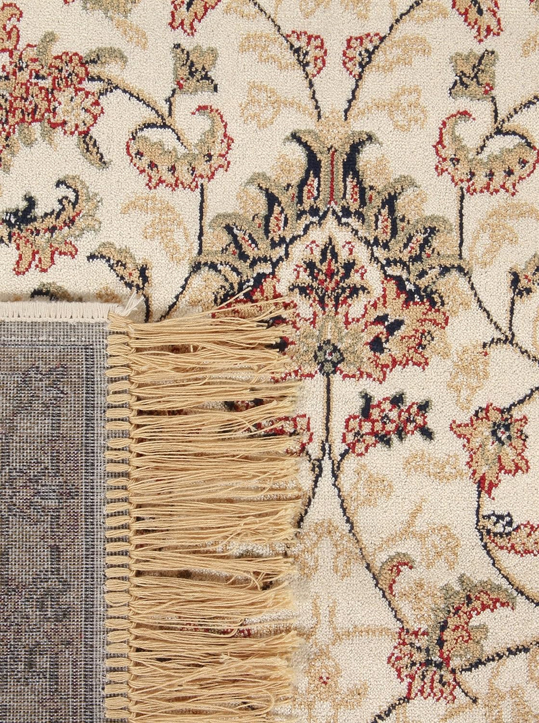 ABC Tappeti Teppich Farshian Hereke rot/Elfenbein 67 x 105 cm