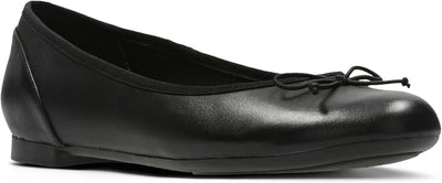 Clarks Damen Couture Bloom Geschlossene Ballerinas 37 EU Black Leather 1, 37 EU Black Leather 1