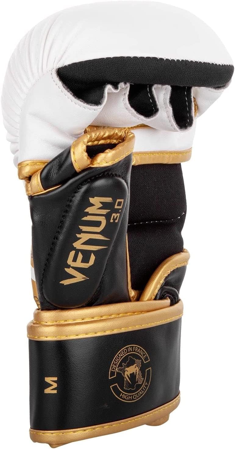 MMA Handschue Sparring Challenger 3.0 Weiss/Schwarz/Gold L-XL, Weiss/Schwarz/Gold L-XL