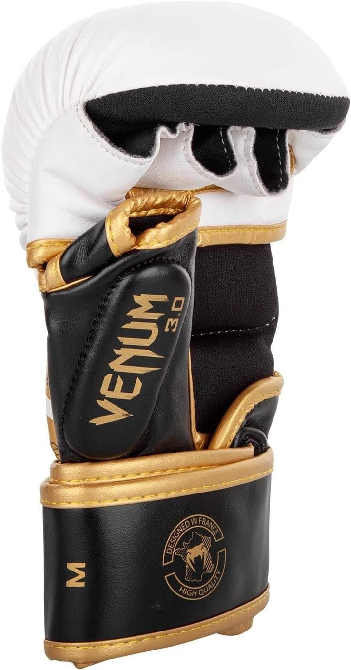 MMA Handschue Sparring Challenger 3.0 Weiss/Schwarz/Gold M, Weiss/Schwarz/Gold M