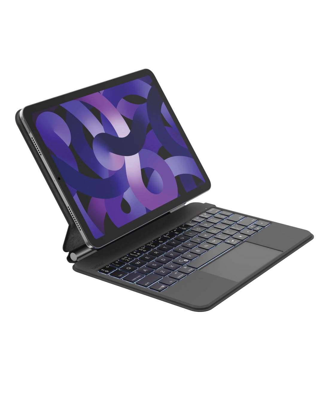 Belkin Pro iPad Tastaturhülle mit Magnetständer, beleuchtete Bluetooth‑Tastatur, Präzisions‑Trackpad