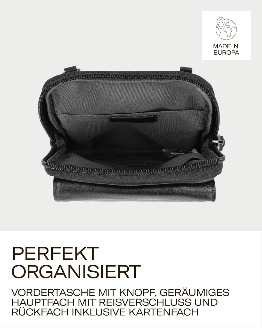 Picard Damen Handytasche NOEL aus Echtleder Mittel | mit Reissverschluss | Handytasche | Alltag, Aus