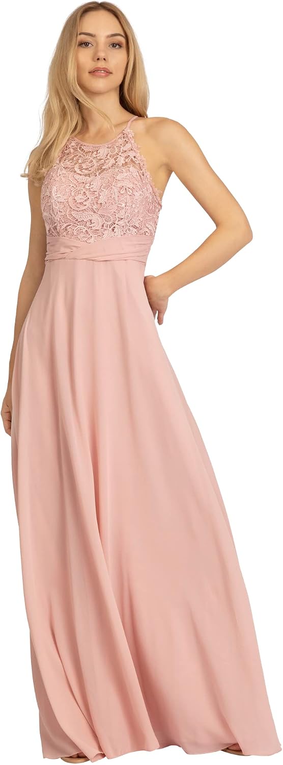 Damen Kleid Dress 38 Rose, 38 Rose