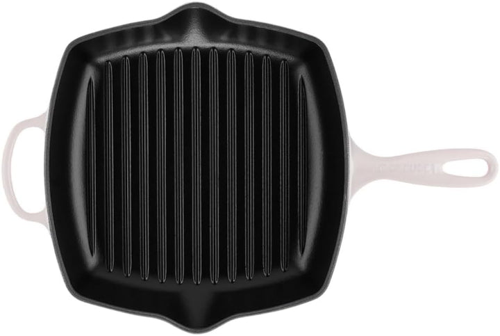 LE CREUSET Signature Gusseisen-Grillpfanne, Quadratisch, 26 cm, Für alle Herdarten inkl. Induktion g