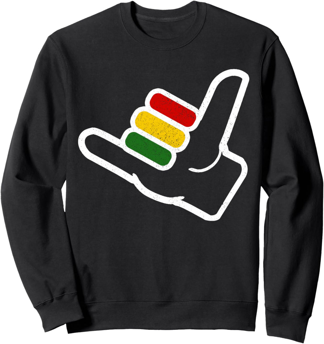 Reggae Musik Surfer Rastafari Rasta Sweatshirt