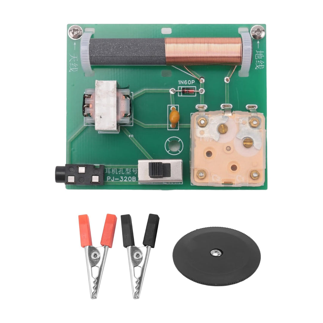Crystal Radio Simple Electronic Circuit Board -Baugruppe Kann Funksignale Normalerweise Empfangen, N