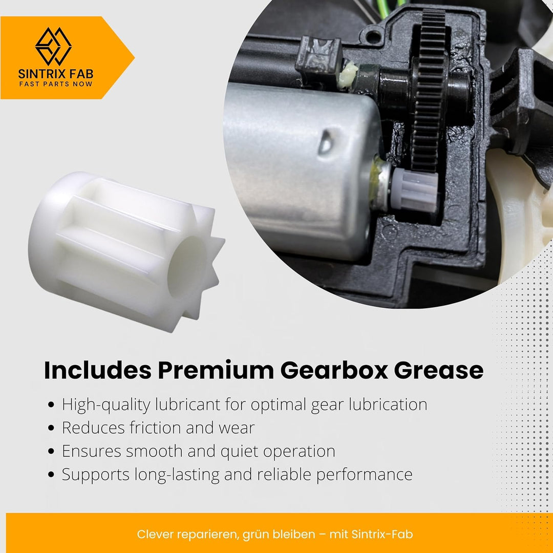 2 Stk Zahnrad für Thermomix Verriegelung – Passend für TM5 &amp; TM6 – Ersatz-Ritzel Reparatur-Set zur B
