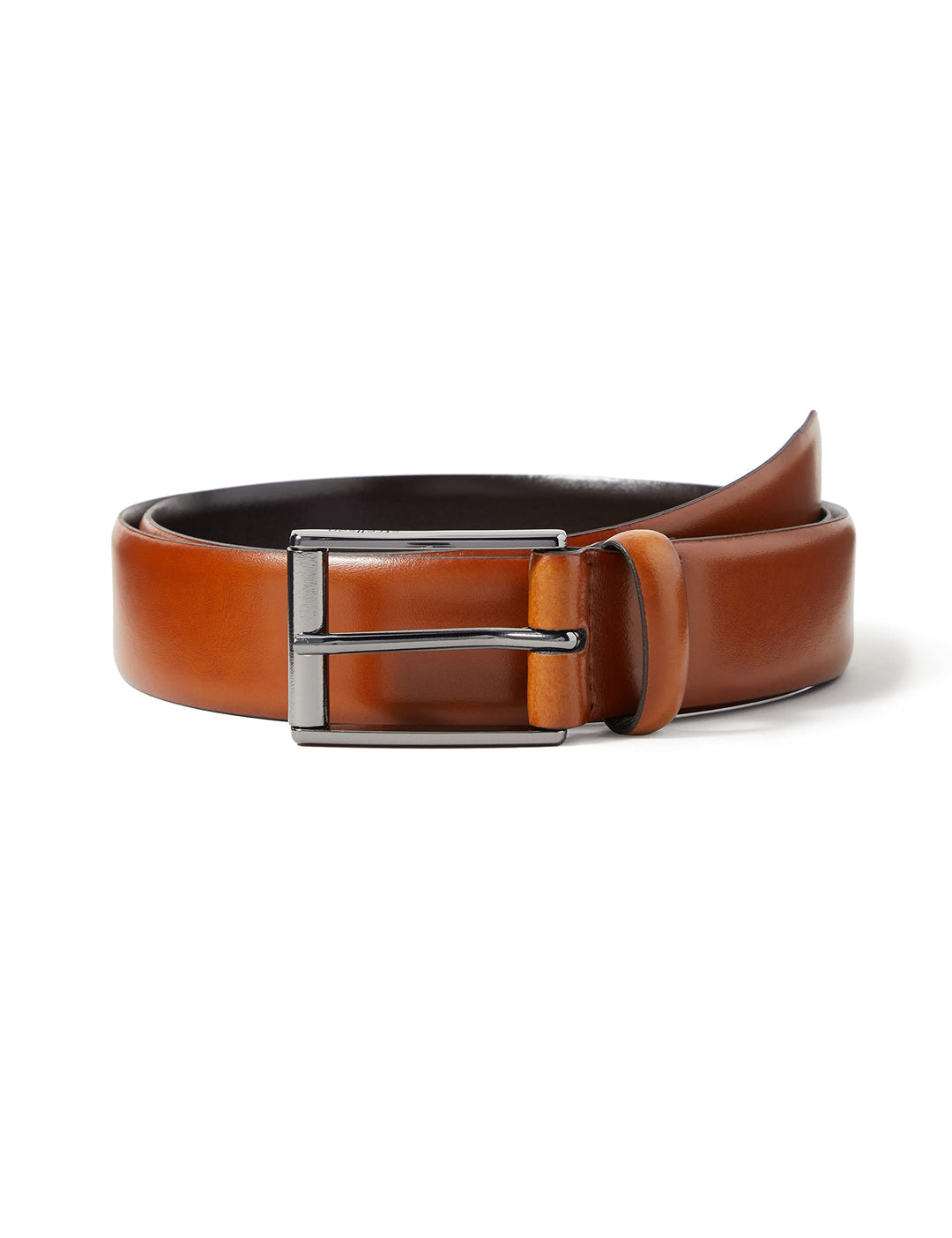 Strellson Premium Herren Belt Gürtel, Braun (Cognac 55), 110 cm