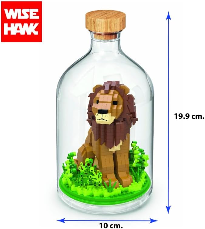 WiseHawk Bausatz mit Miniaturblöcken zum BAU von Insekten und kleinen Tieren. Inklusive Methacrylat-