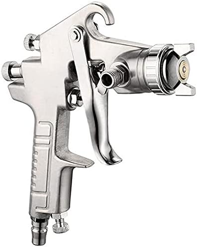 ANCLLO W-77 HVLP Sprühkopf mit 3,0 mm Düse, 400 ml, Silber, Edelstahl und Aluminium