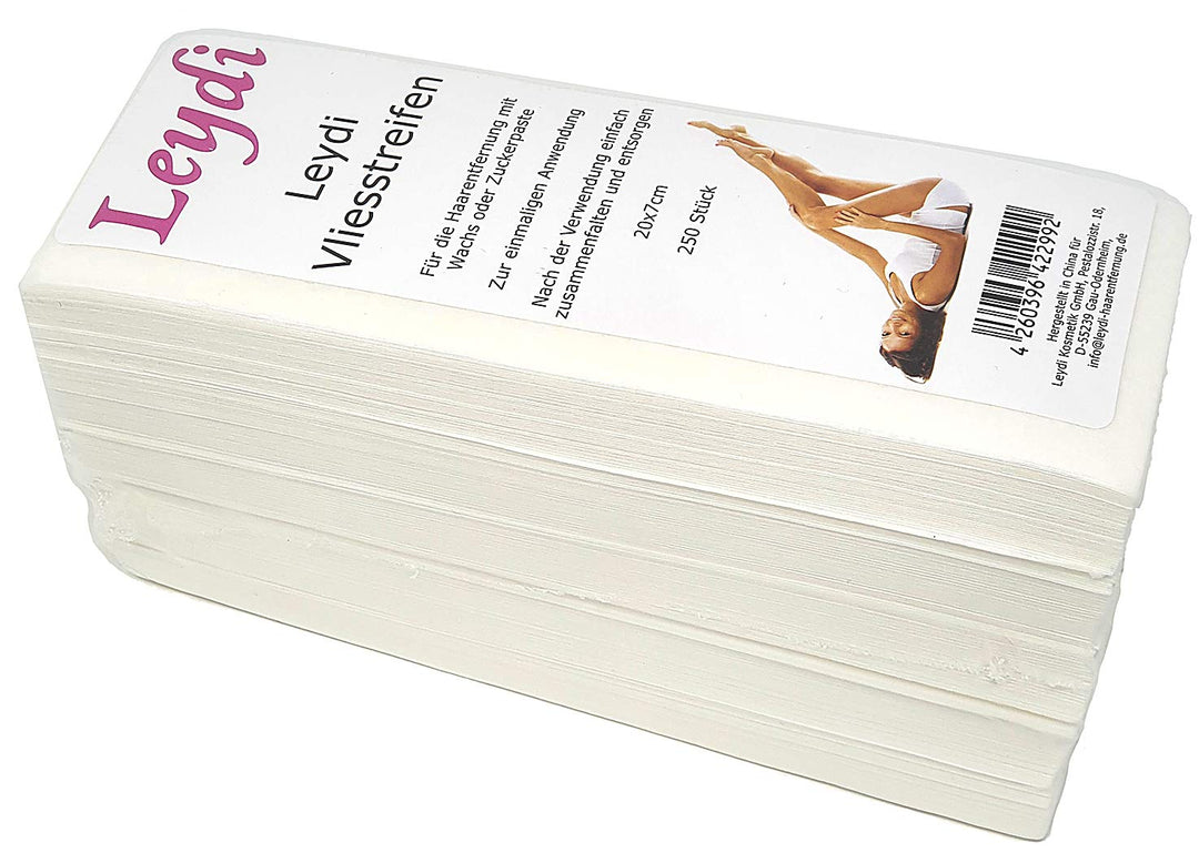 NEU: SPARANGEBOT 1000 Leydi Vliesstreifen - für die Haarentfernung mit Warmwachs und Zuckerpaste