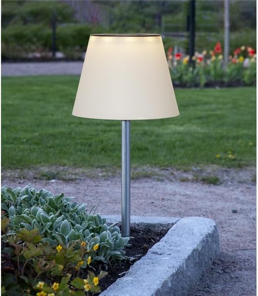Star Trading 482-71 LED-Solar-Dekoration "Solini" 3 verschiedene Höhen, 30/50/90 cm steckbar, Edelst