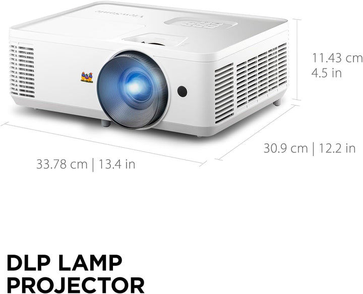 ViewSonic PX704HD 1080p Full HD Beamer, 4000 ANSI Lumen, 22.000:1 Kontrast, Bis zu 300" Bildgrösse,