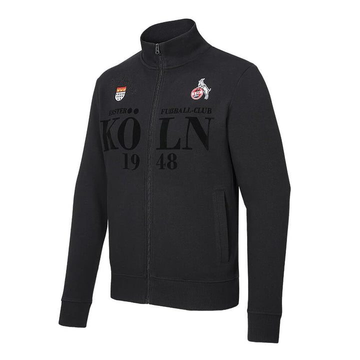 1. FC Köln Sweatjacke Schwarzerlenweg 4XL Schwarz, 4XL Schwarz
