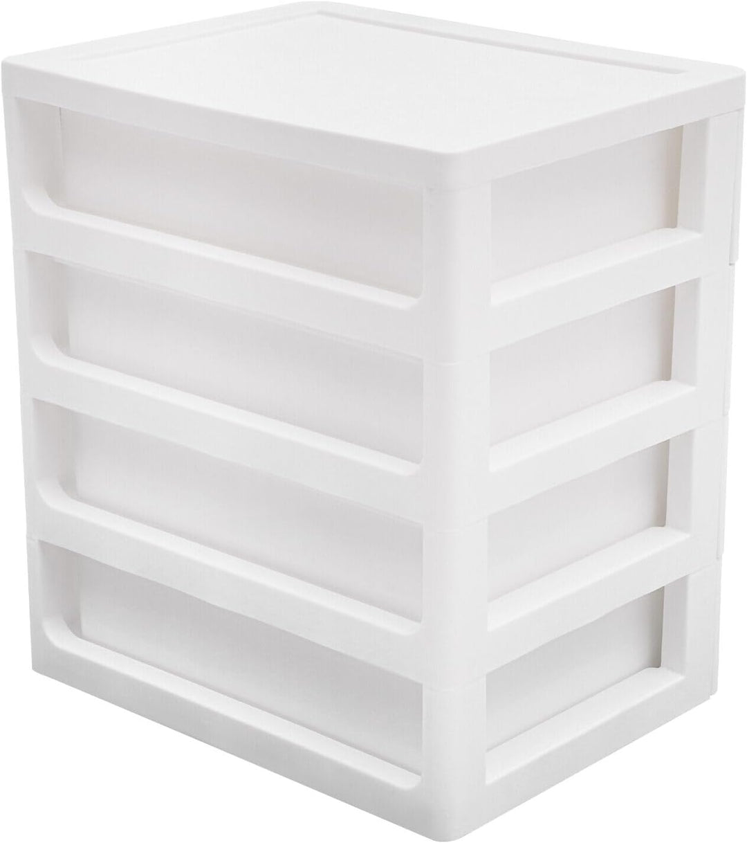 Schubladenbox, Schreibtisch-Organizer mit Schublade, Schreibtisch-Aufbewahrungsbox 4-lagen Schublade