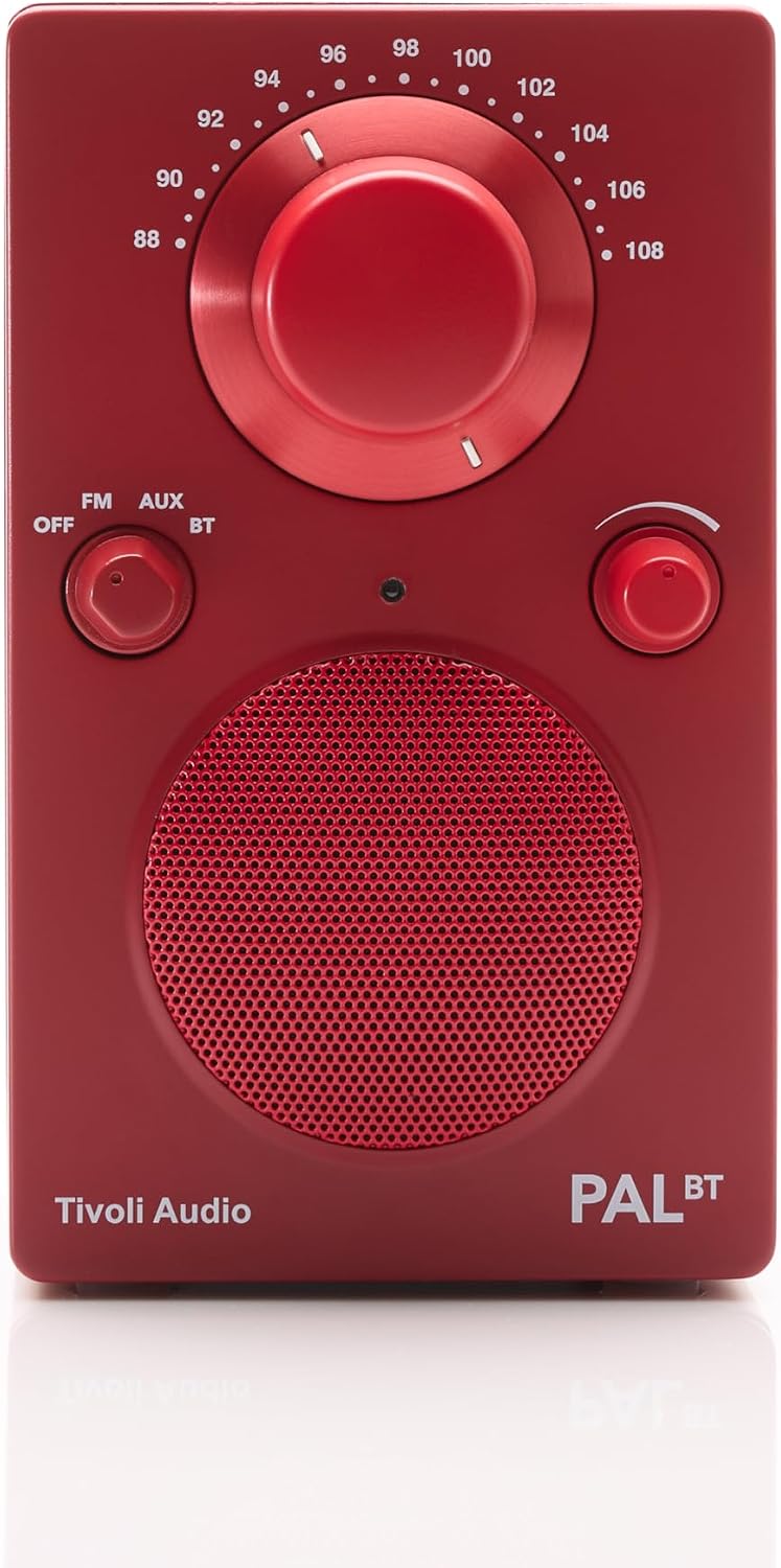 Tivoli Audio PAL BT (Gen 3) Bluetooth FM Radio, tragbar/USB-C / (Rot)